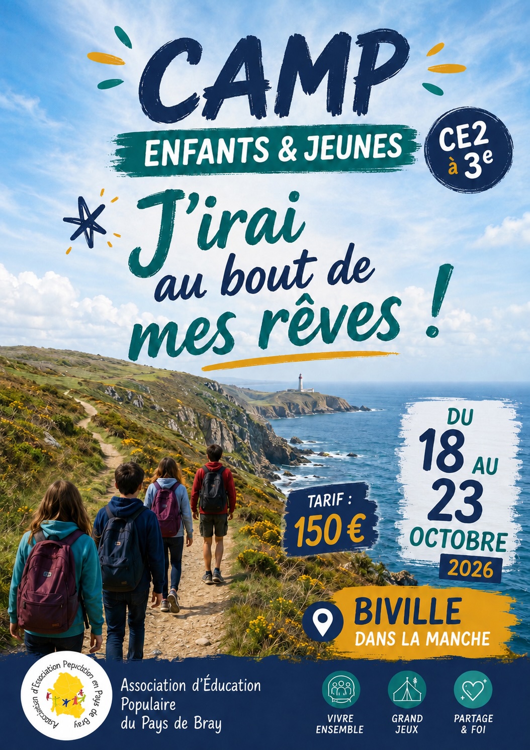 Découvrir Camp d'&eacute;t&eacute; de Toussaint des primaires et coll&eacute;giens  Inscris-toi vite ! (du CE2 &agrave; la 3e)